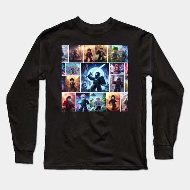 Roblox game Long Sleeve T-Shirt by Nawel 